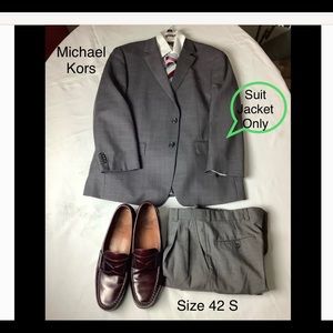 Michael Kors Suit Jacket Only 100%Wool Check